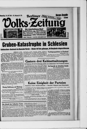 Berliner Volkszeitung vom 10.07.1930