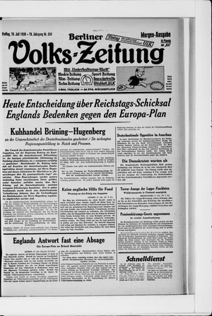 Berliner Volkszeitung vom 18.07.1930