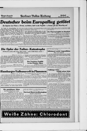 Berliner Volkszeitung vom 23.07.1930