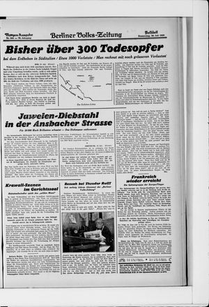 Berliner Volkszeitung vom 24.07.1930