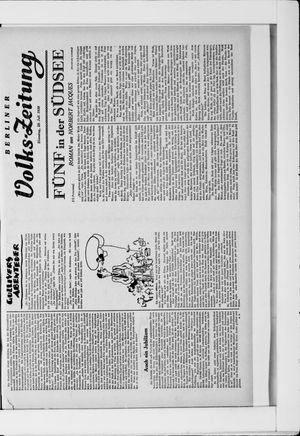 Berliner Volkszeitung vom 29.07.1930