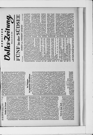 Berliner Volkszeitung vom 30.07.1930