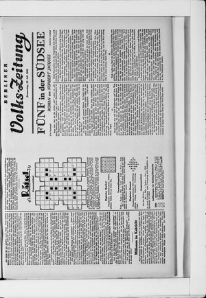 Berliner Volkszeitung vom 31.07.1930