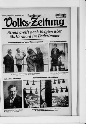 Berliner Volkszeitung vom 07.08.1930