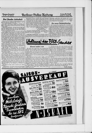 Berliner Volkszeitung vom 10.08.1930