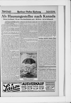 Berliner Volkszeitung vom 10.08.1930