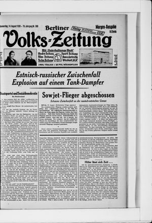 Berliner Volkszeitung vom 14.08.1930