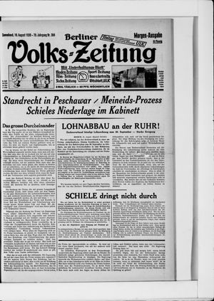 Berliner Volkszeitung vom 16.08.1930