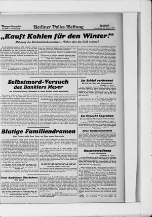 Berliner Volkszeitung vom 16.08.1930