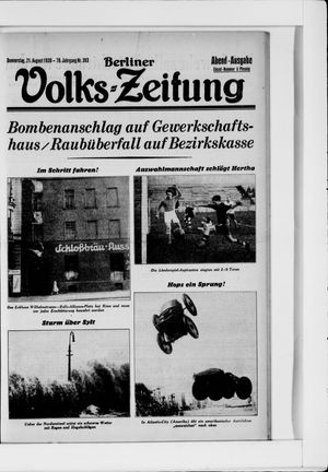 Berliner Volkszeitung vom 21.08.1930