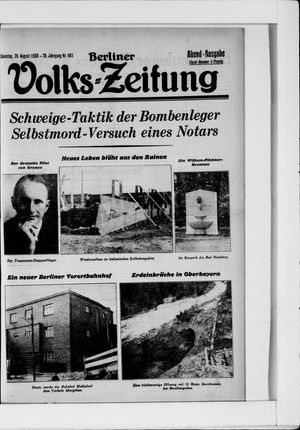 Berliner Volkszeitung vom 26.08.1930