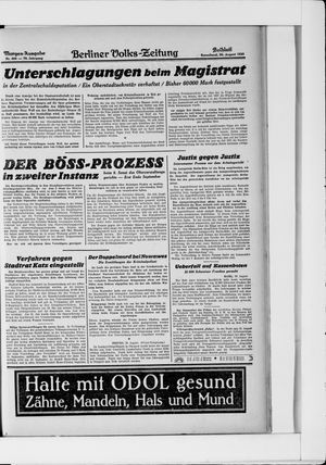 Berliner Volkszeitung vom 30.08.1930