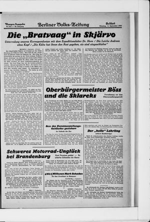 Berliner Volkszeitung vom 02.09.1930