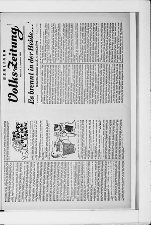 Berliner Volkszeitung vom 03.09.1930