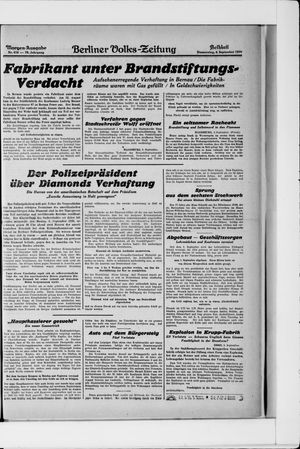Berliner Volkszeitung vom 04.09.1930