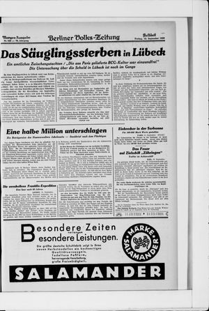 Berliner Volkszeitung vom 12.09.1930