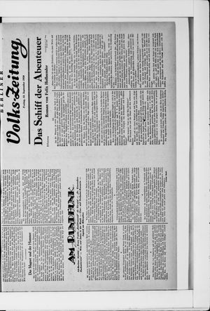 Berliner Volkszeitung vom 12.09.1930