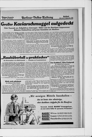 Berliner Volkszeitung vom 17.09.1930