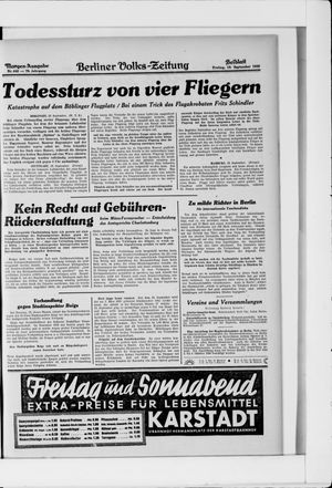 Berliner Volkszeitung vom 19.09.1930