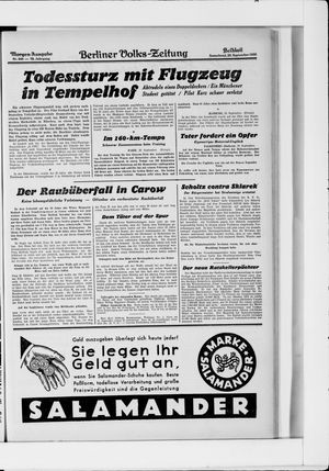 Berliner Volkszeitung on Sep 20, 1930