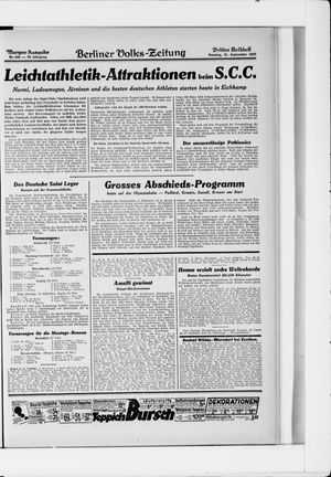 Berliner Volkszeitung vom 21.09.1930
