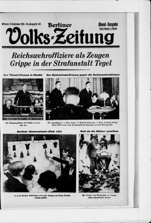 Berliner Volkszeitung vom 24.09.1930