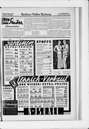 Berliner Volkszeitung vom 28.09.1930
