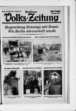 Berliner Volkszeitung vom 30.09.1930
