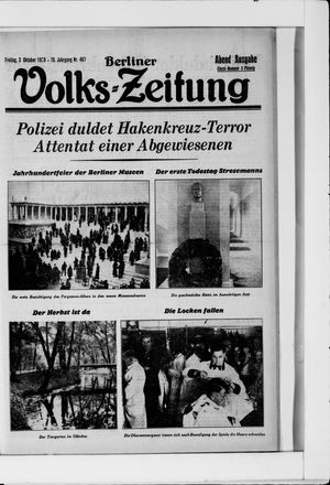 Berliner Volkszeitung vom 03.10.1930