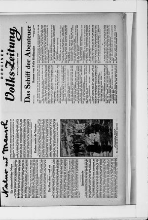 Berliner Volkszeitung vom 08.10.1930