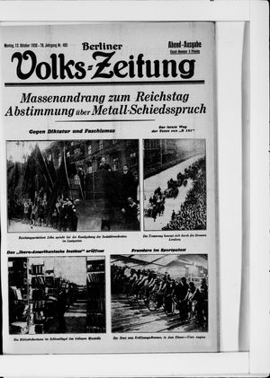 Berliner Volkszeitung vom 13.10.1930
