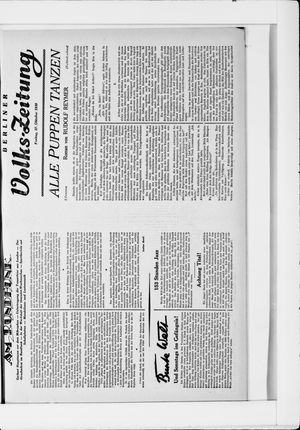 Berliner Volkszeitung vom 17.10.1930