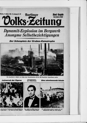 Berliner Volkszeitung vom 21.10.1930