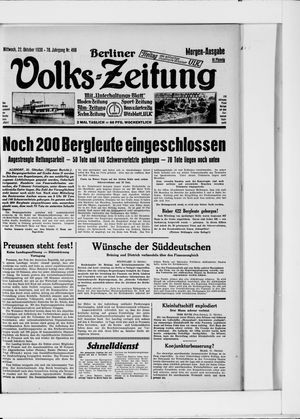 Berliner Volkszeitung on Oct 22, 1930