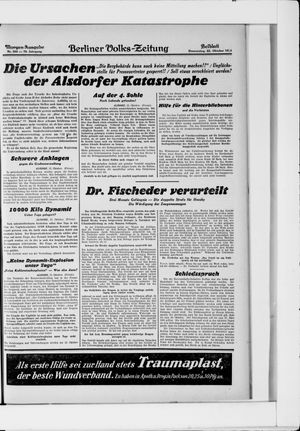 Berliner Volkszeitung on Oct 23, 1930