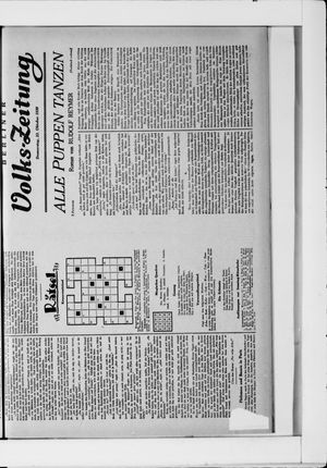 Berliner Volkszeitung vom 23.10.1930