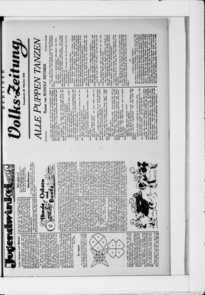 Berliner Volkszeitung vom 25.10.1930