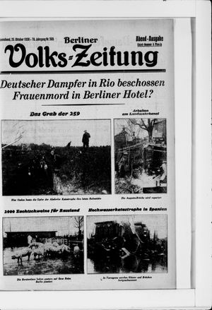 Berliner Volkszeitung vom 25.10.1930