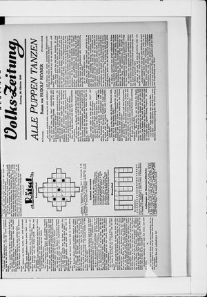 Berliner Volkszeitung vom 26.10.1930