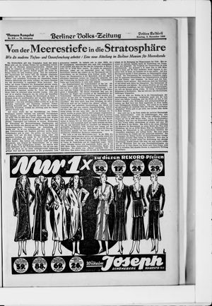 Berliner Volkszeitung vom 02.11.1930