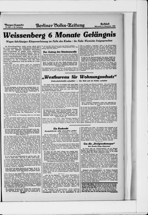 Berliner Volkszeitung on Nov 5, 1930