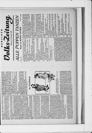 Berliner Volkszeitung on Nov 5, 1930