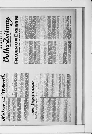 Berliner Volkszeitung vom 14.11.1930