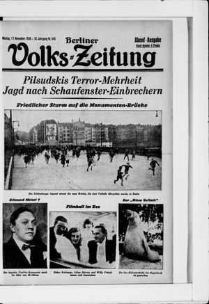 Berliner Volkszeitung vom 17.11.1930