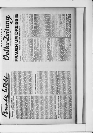 Berliner Volkszeitung vom 25.11.1930