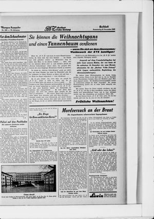 Berliner Volkszeitung vom 27.11.1930