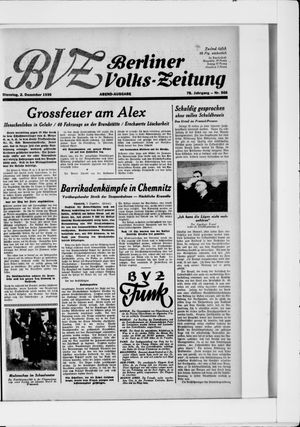 Berliner Volkszeitung vom 02.12.1930