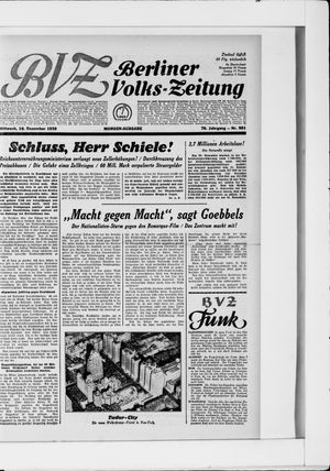Berliner Volkszeitung vom 10.12.1930