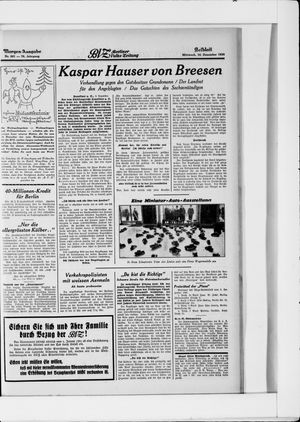 Berliner Volkszeitung vom 10.12.1930