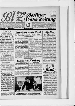 Berliner Volkszeitung vom 11.12.1930